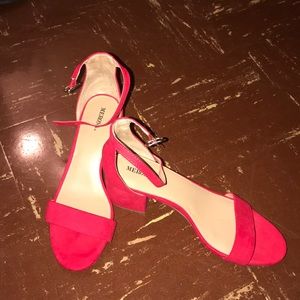 Merona Shoes - Merona red block heels Merona Shoes - Merona red block heels
